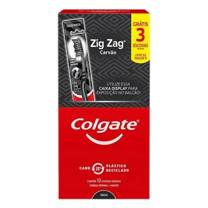 CR DENTAL COLGATE ZIG ZAG CARVÃO