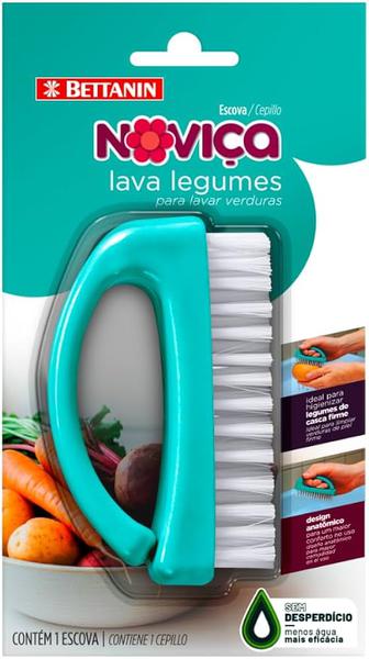 NOVICA ESCOVA LAVA LEGUMES UN