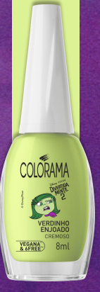 ESMALTE COLORAMA DIVERTIDAMENTE VERDINHO ENJOADO 8ML