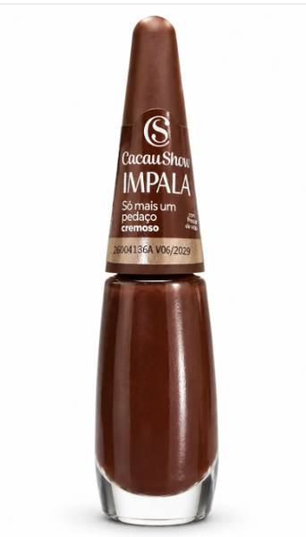 ESMALTE IMPALA CACAU SHOW CRM, MS PEDACO
