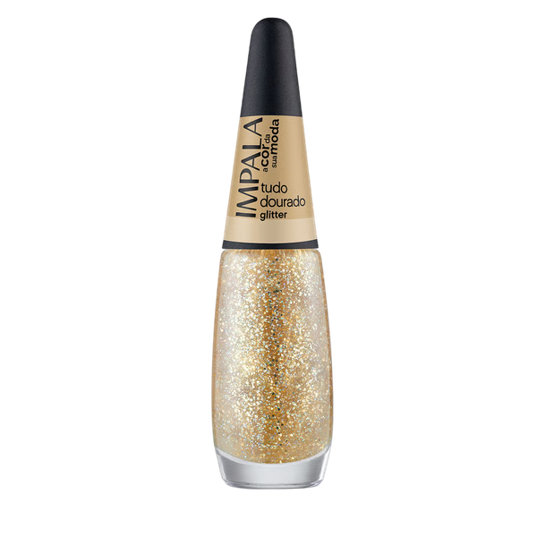 ESMALTE IMPALA A COR DA S. M. TUDO D.GLITTER 7,5ML