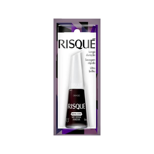 ESMALTE RISQUE CREMOSO 8ML ME DEIXA AMEIXA
