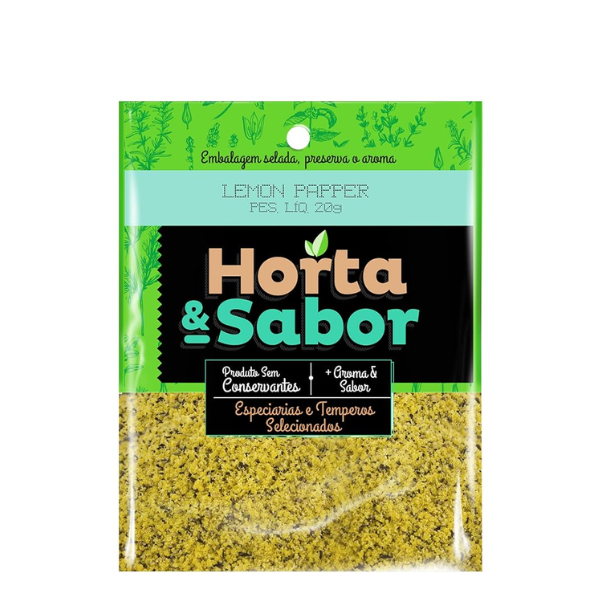 TEMPERO HORTA/SABOR LEMON PEPP 20G UNIDADE
