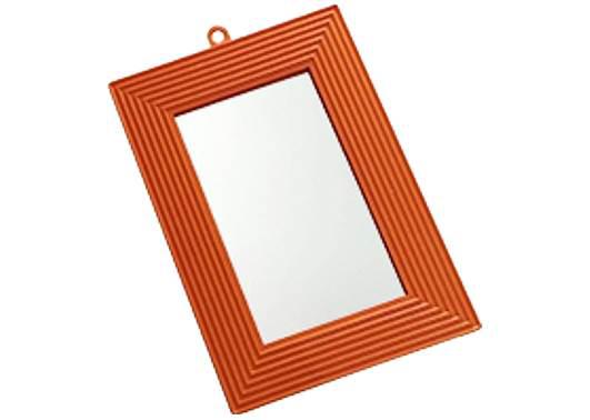 ESPELHO MOLDURA LARANJA N 12 12X18 CM