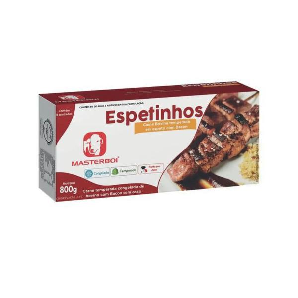 ESPETINHO MASTERBOI 800G CARNE TEMP