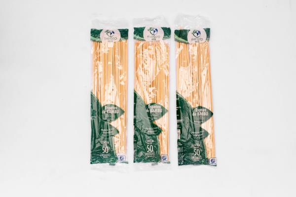 ESPETO CHURRASCO BAMBU 3,0MMX250CM 50UN THEOTO