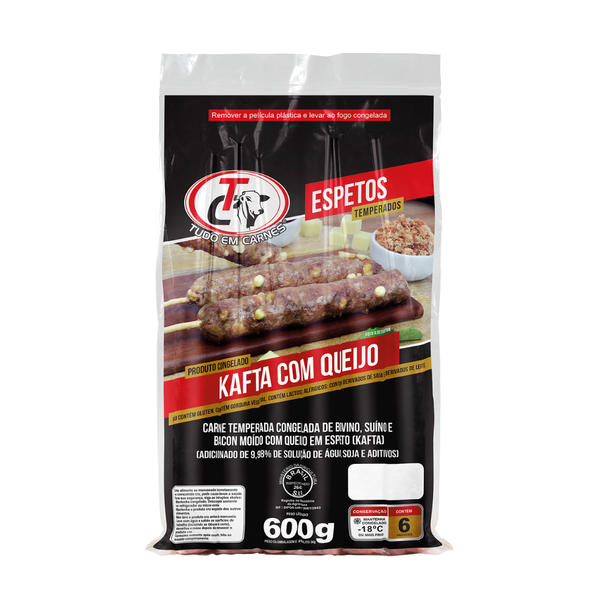 ESPETO TUDO EM CARNES KAFTA /QUEIJO 600G