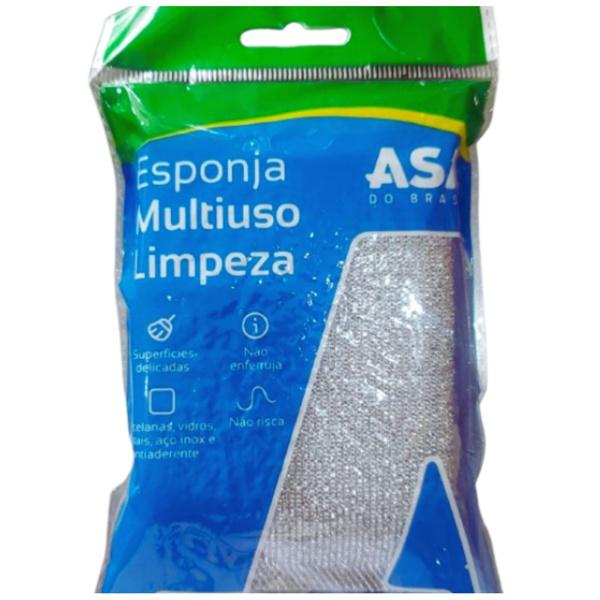 ESPONJA ASA MULTIUSO LIMPEZA C BRILHO UN