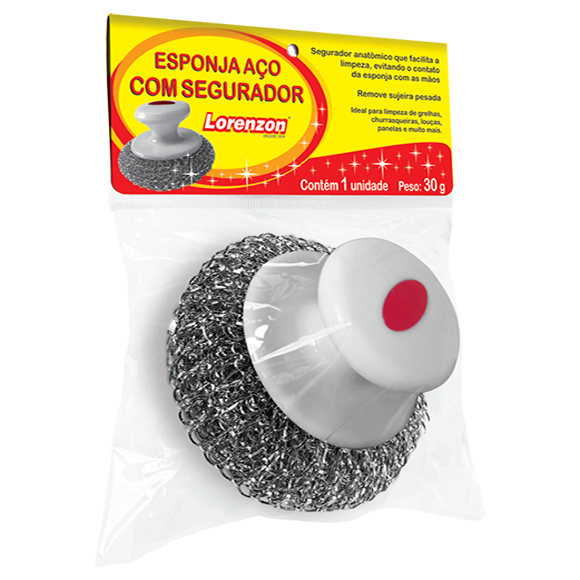ESPONJA LORENZON DE ACO C/ SEGURADOR