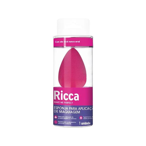 ESPONJA RICCA MAKE UP PERFECT ROSA