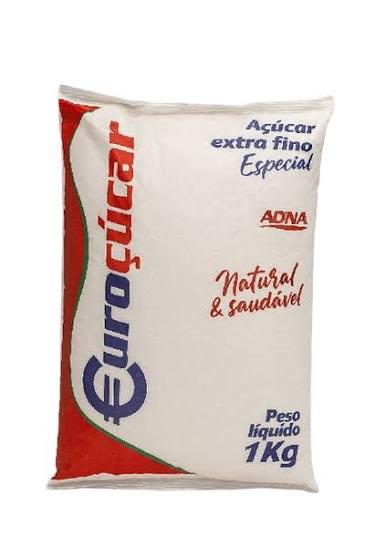 EUROÇUCAR AÇUCAR EXTRA FINO 1KG C/10