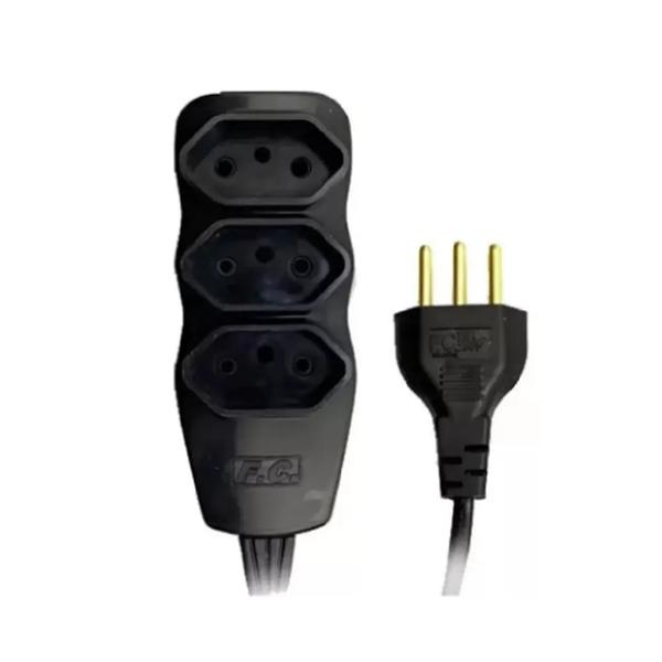 EXTENSAO ELETRICA F.C. FIOS E CABOS PL 2 X 0,75MM 3 SAIDAS 5