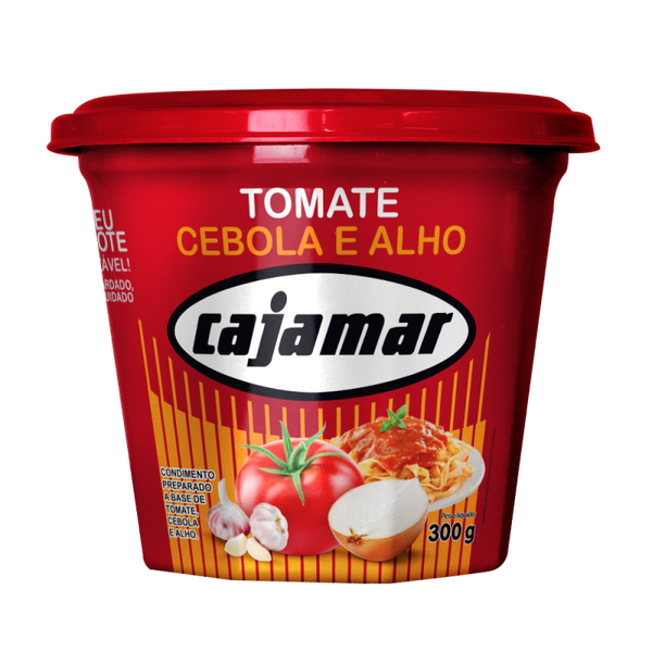 EXTRATO DE TOMATE CAJAMAR 300G CEBOLA/AL