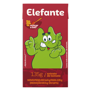 EXTRATO DE TOMATE ELEFANTE TP 135G