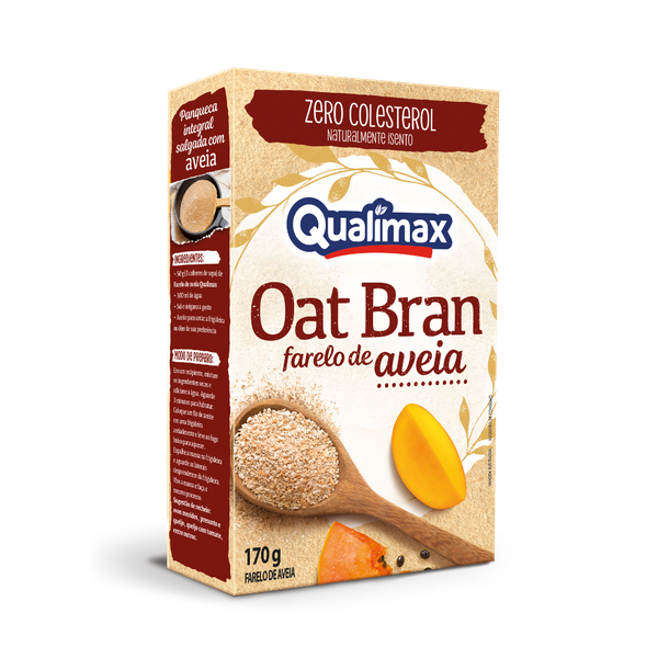 FARELO DE AVEIA QUALIMAX 170G