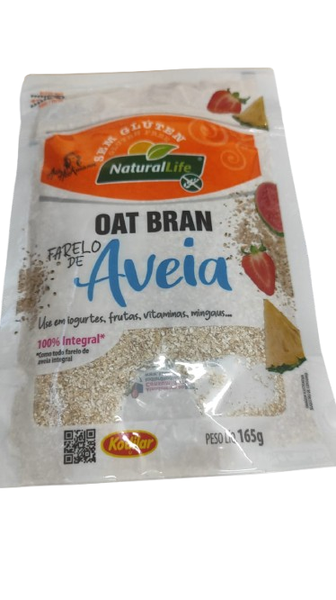FARELO AVEIA NATURAL LIFE SEM GLUTEN 165G