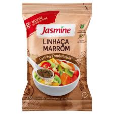 FARINHA DE LINHACA JASMINE MARROM 200G