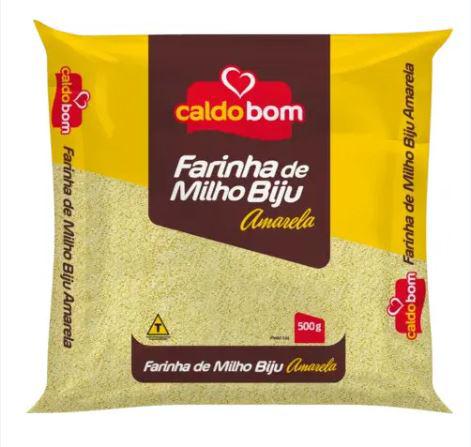Farinha De Milho 500g Amarela Caldo Bom