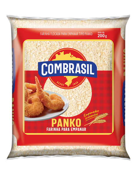 FARINHA PARA EMPANAR PANKO COMBRASIL 200GR un