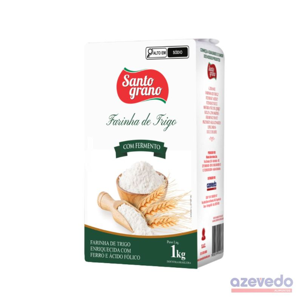 FARINHA TRIGO SANTO GRANO COM FERM 1KG