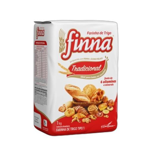 FARINHA DE TRIGO FINNA 1KG S/FERMENTO