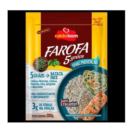 FAROFA CALDO BOM 200G 5 GRAOS ERVAS