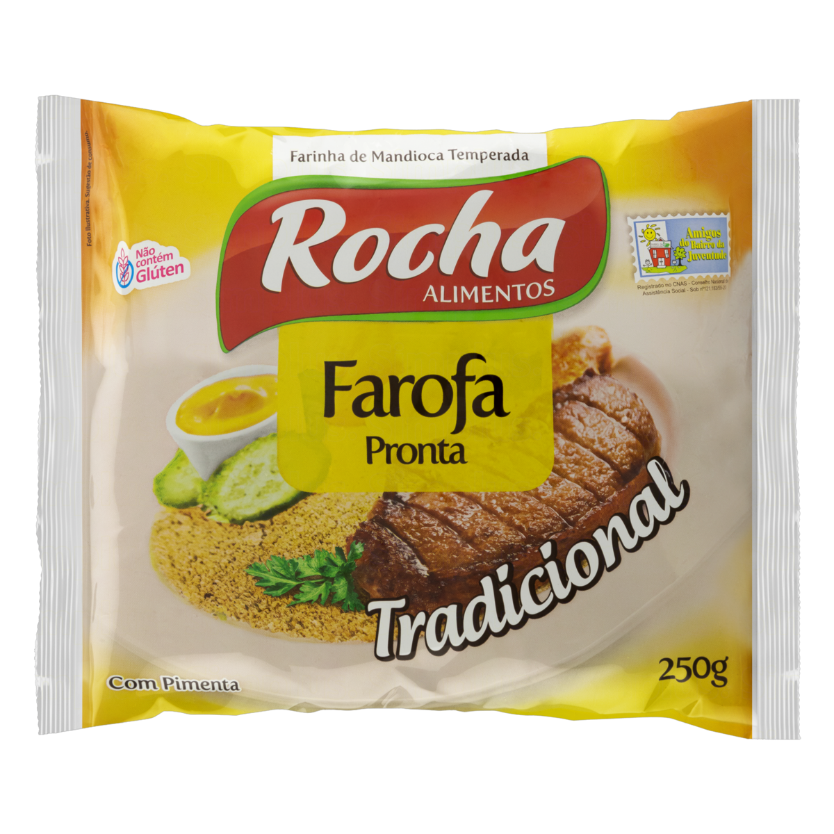 FAROFA ROCHA 250GR TRADICIONAL
