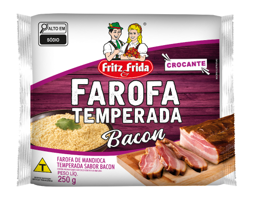 FAROFA PRONTA BACON FRITZ E FRIDA  250G