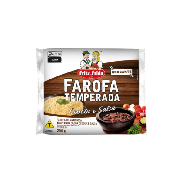 FAROFA PRONTA CEBOLA SALSA FRITZ E FRIDA  250G
