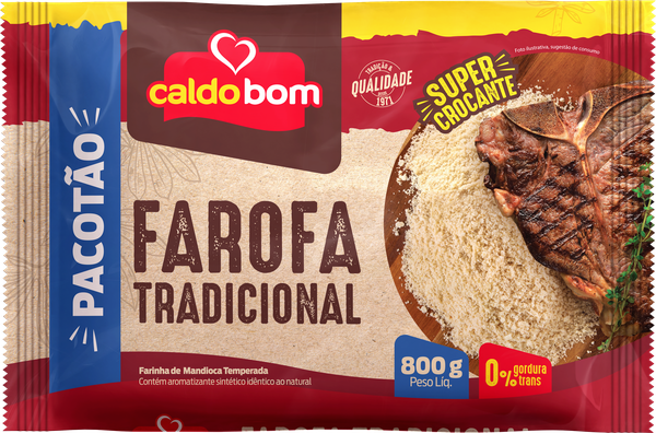Farofa Caldo Bom 800g