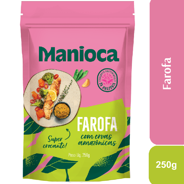 FAROFA MANIOCA ERVA AMAZONICA 250G