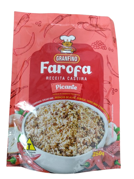 Farofa Caseira Granfino Pct 250g Picante