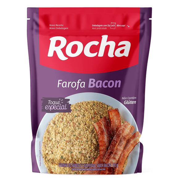 Farofa Mandioca Rocha 400G Bacon