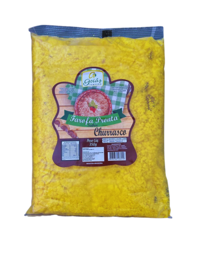FAROFA TEMPERADA GOIAS SABOR CHURRASCO 350G