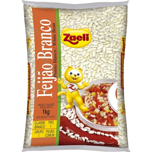 FEIJAO ZAELI 1KG BRANCO