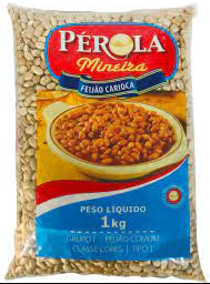 FEIJAO CARIOCA 1KG PEROLA MINEIRA