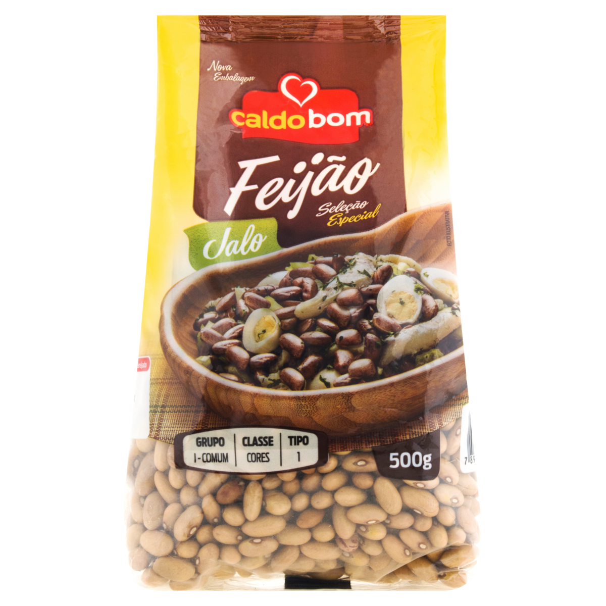 Feijão Jalo Tipo 1 Caldo Bom Seleção Especial Pacote 500g