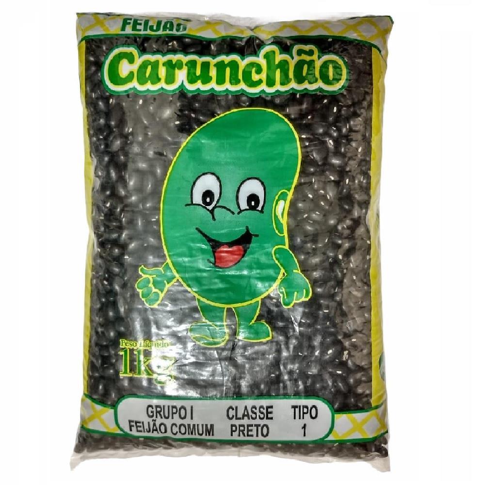 FEIJAO PRETO CARUNCHAO 1KG
