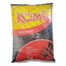 FEIJAO PRETO KUME T1 1KG
