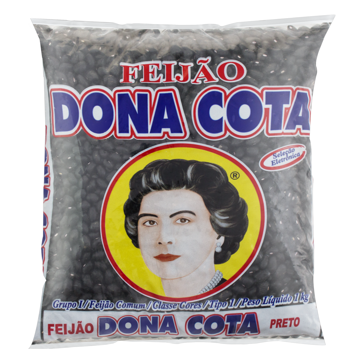 FEIJAO PRETO DONA COTA 1KG