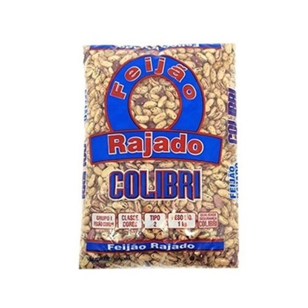 FEIJAO RAJADO COLIBRI T1 500G