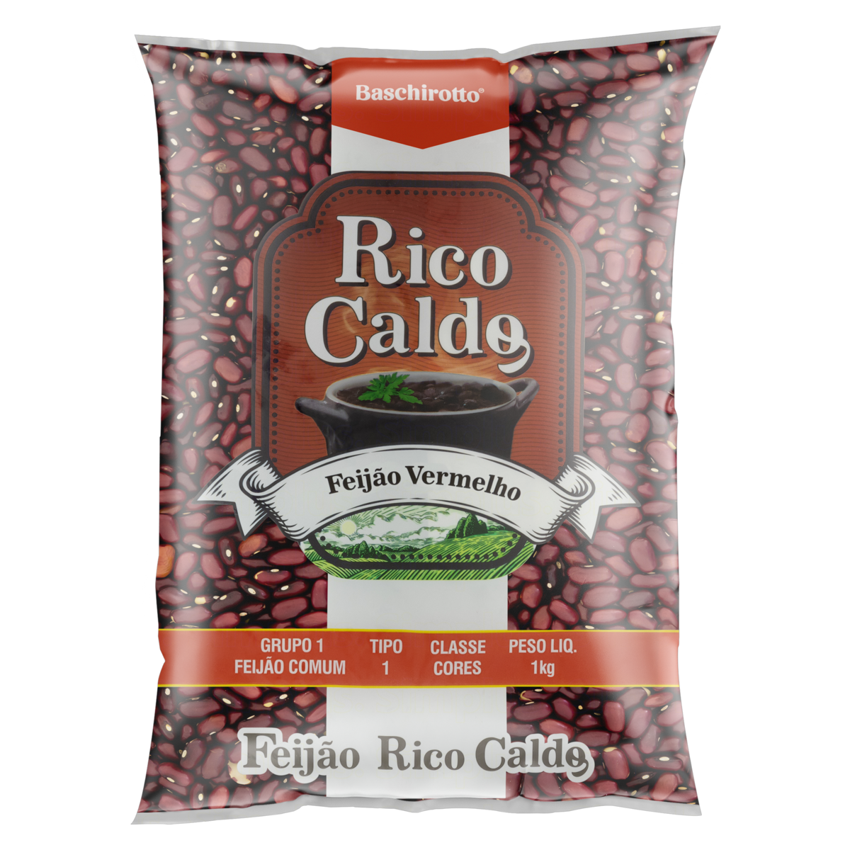 FEIJAO RICO CALDO T1 1KG VERME
