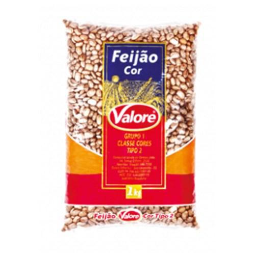 FEIJAO VALORE 1KG COR CARIOCA TP 2