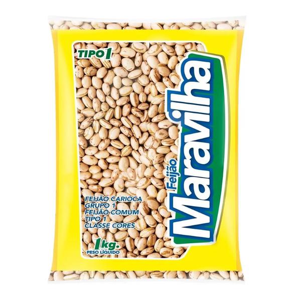 FEIJAO CARIOCA MARAVILHA 1KG