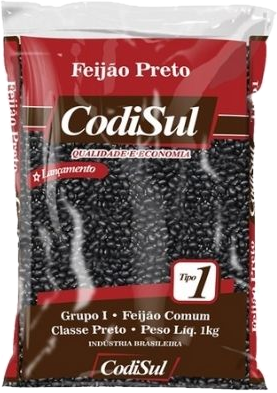 FEIJAO CODISUL PRETO 1kg