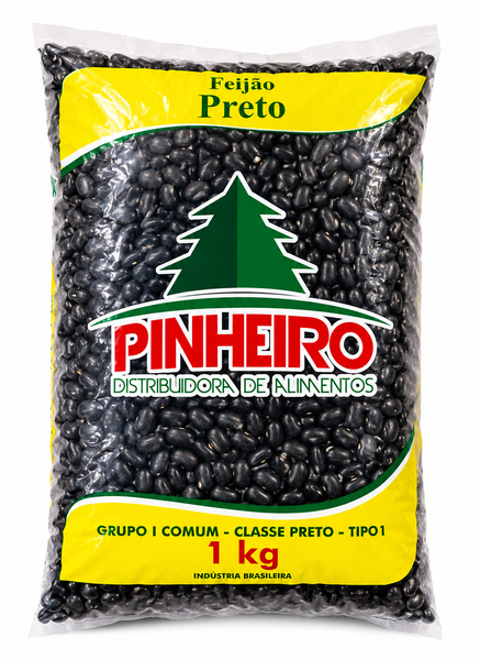 FEIJAO PRETO 1KG PINHEIRO
