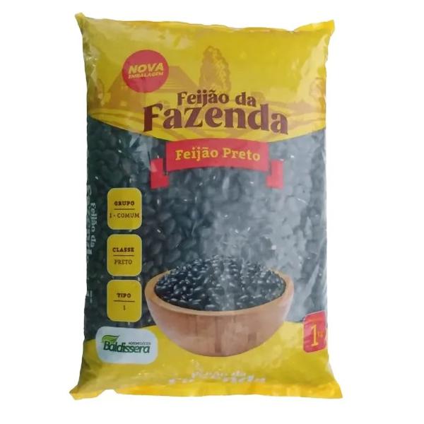 FEIJAO PRETO FAZENDA 1kg
