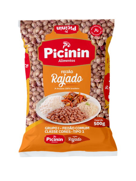 FEIJAO PICININ 500G RAJADO