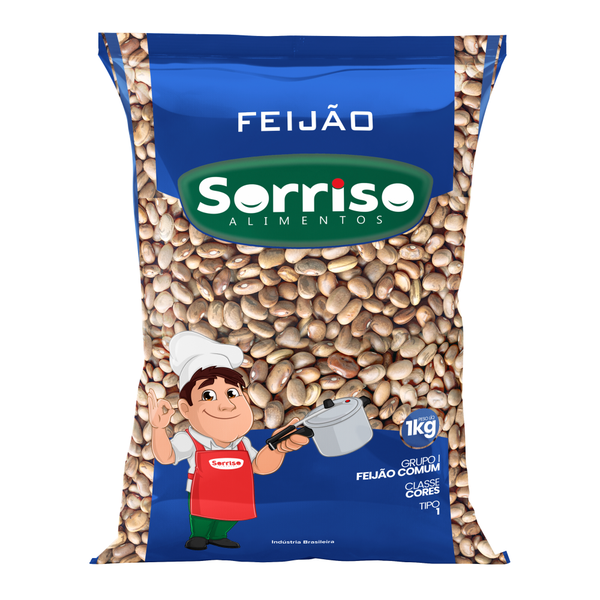 FEIJAO CARIOCA SORRISO T-1 1KG