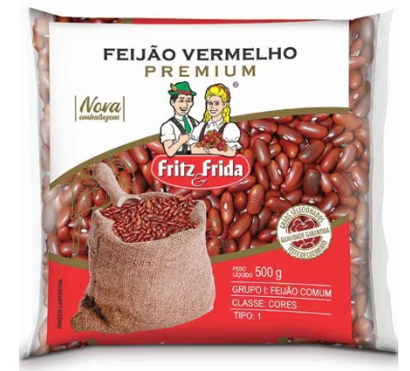 FEIJAO FRITZ&FRIDA 500G VERM PREM
